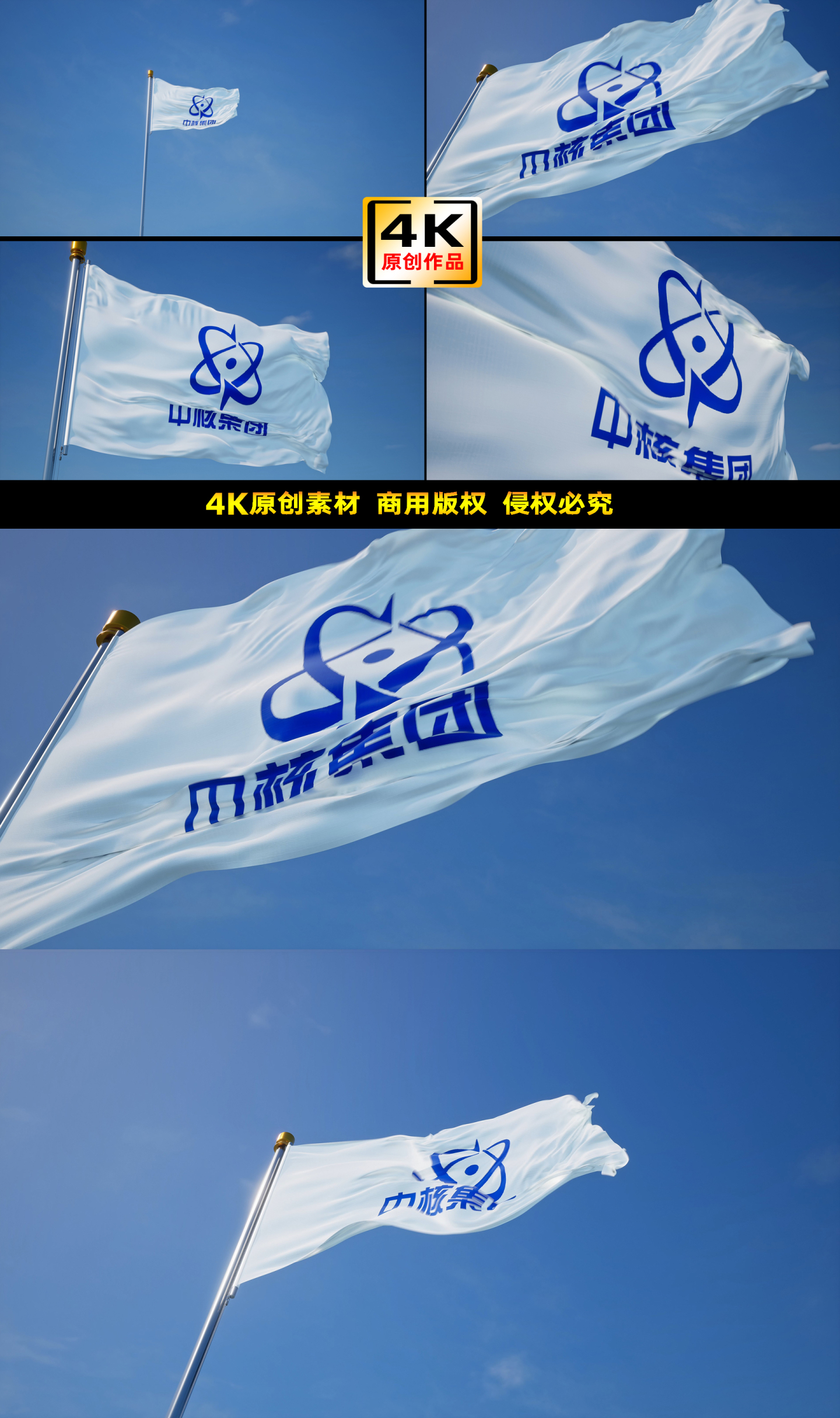中核集团旗帜