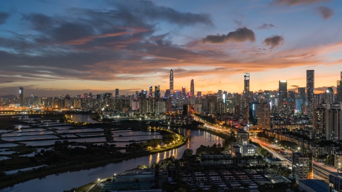 深圳夜景延时合辑