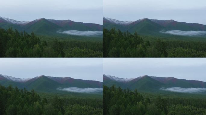 登顶雪山高原地貌