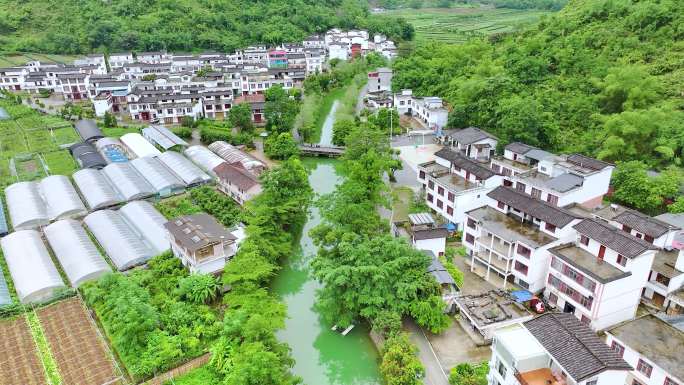 广西新农村马山县航拍 南宁山水航拍 风景