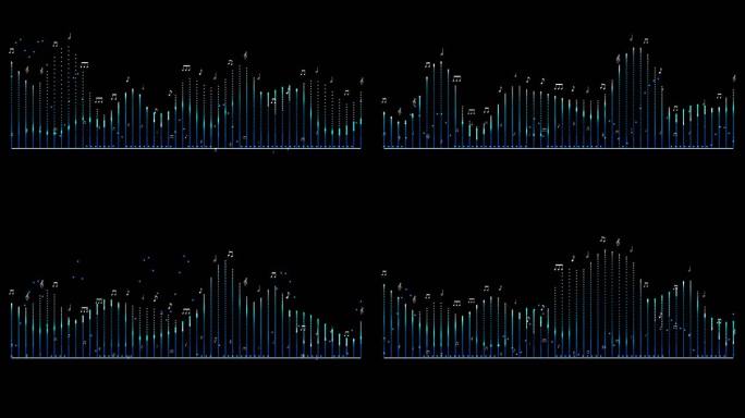 【透明通道】音频声波波浪线09