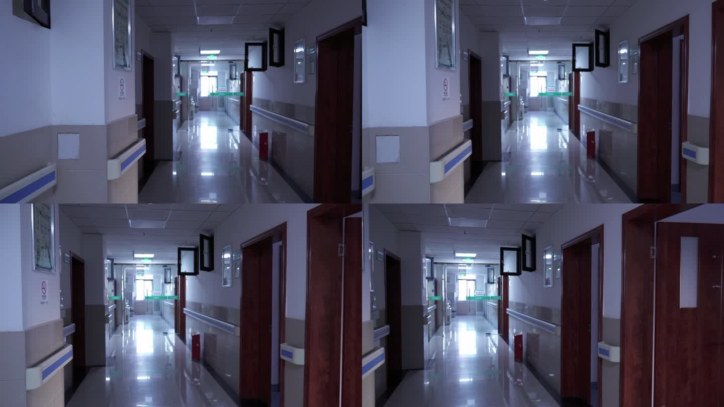 医院医生医疗视频素材4K-医院走廊