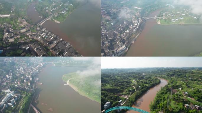 琼江航拍