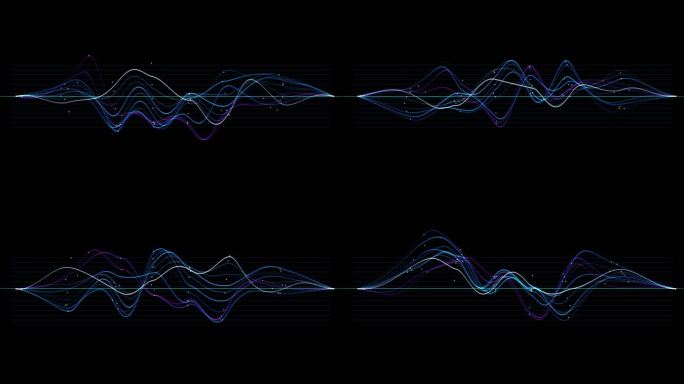 【透明通道】音频声波波浪线18