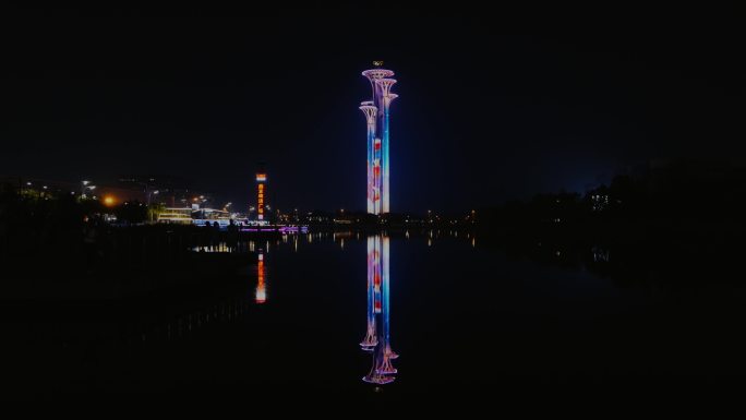 北京奥林匹克塔灯光秀