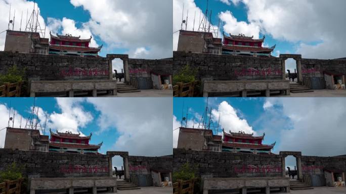 华蓥山高顶山寺庙高登古刹