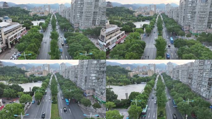 台州温岭交通航拍