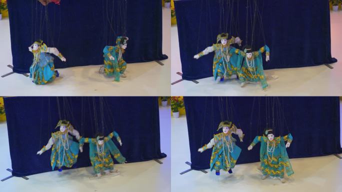 东南亚传统的扯线木偶戏
