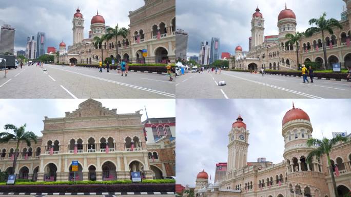 马来西亚吉隆坡独立广场地拍