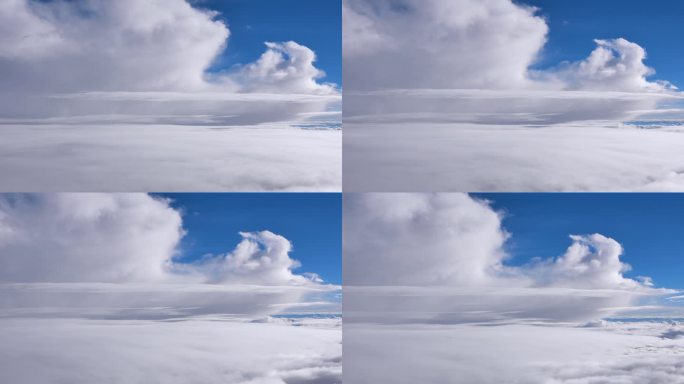 天空中形态各异的云彩