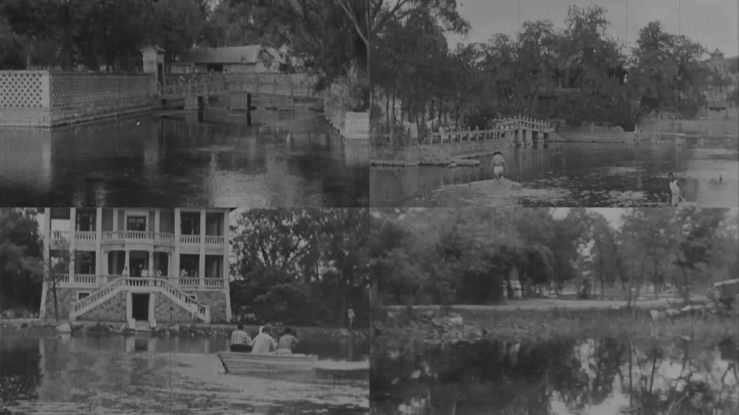 1928年的黄河铁桥北平小汤山温泉别墅