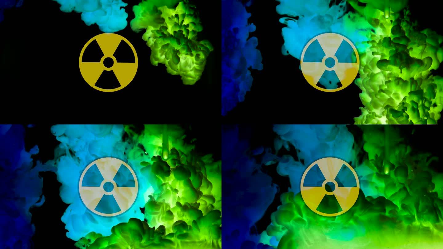抵制核废水核污水排放保护环境概念视频