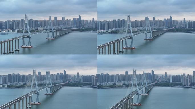 【正版原创】湛江海湾大桥城市航拍