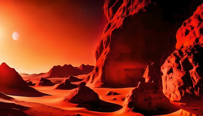 火星 外星人 星球 外太空 火星地貌