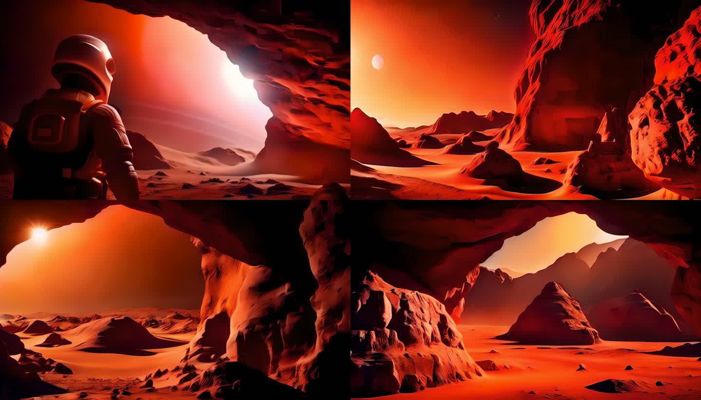 火星 外星人 星球 外太空 火星地貌