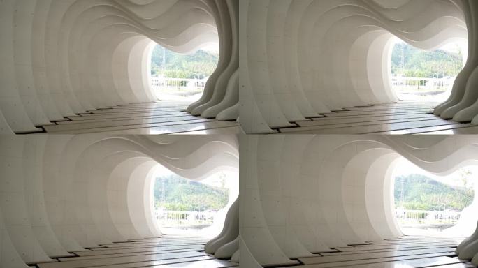 宣纸文化园现代抽象简洁建筑