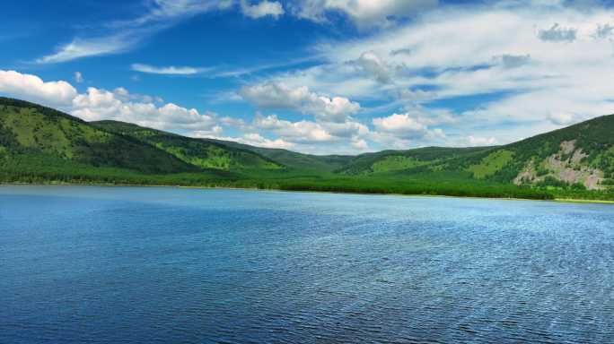 清澈湖水淡水湖泊河流