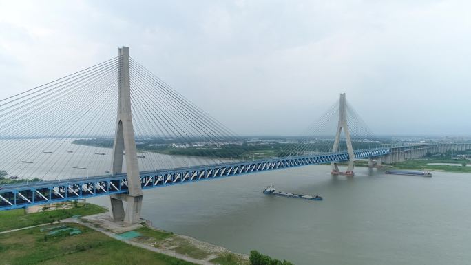 长江大桥 航拍