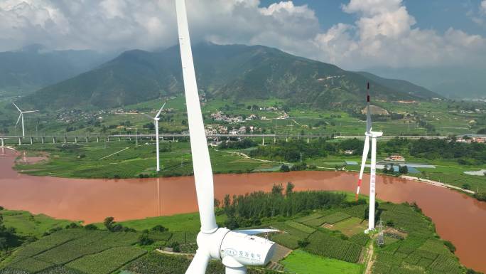 凉山州中国电建西昌风电场航拍4K御三2