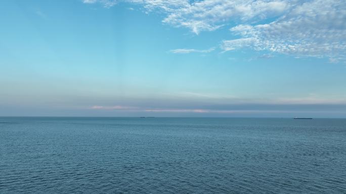 蓝色大海航拍飞向大海天空海洋风景唯美大海