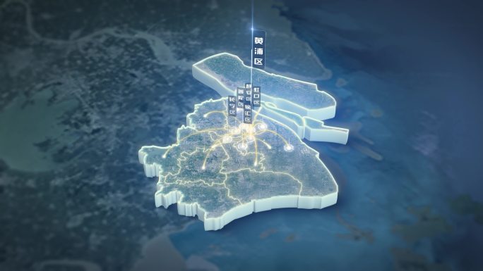 上海市卫星地图区位展示