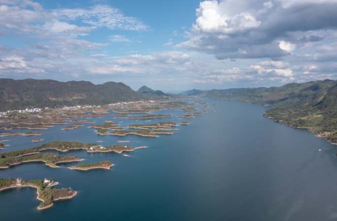 仙岛湖延时航拍