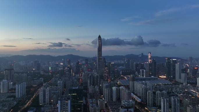 深圳福田区CBD夜景