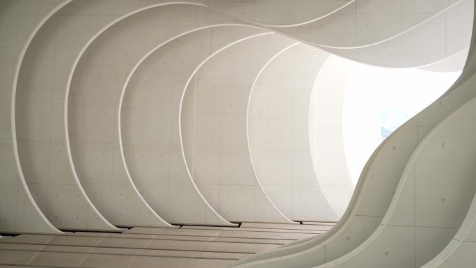 宣纸文化园现代抽象简洁建筑