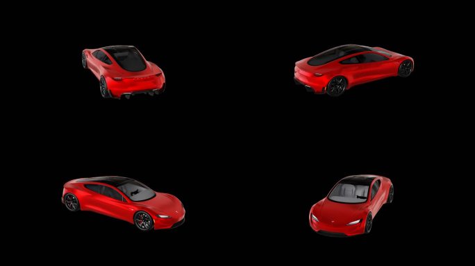 特斯拉Tesla Roadster电动车