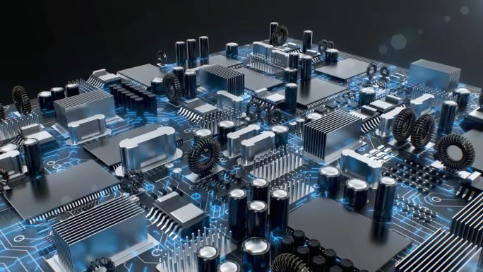 科技智能5GAI芯片内存电子电路板处理器