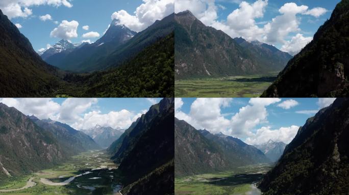 西藏 巴松措 山谷
