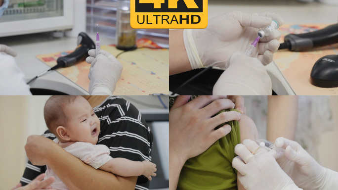 儿童婴儿社区接种疫苗