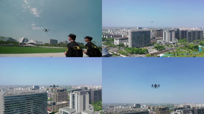 城市科技无人机-4k