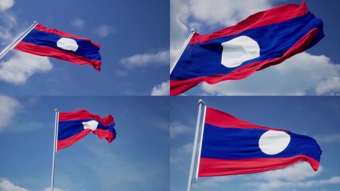 老挝旗帜
