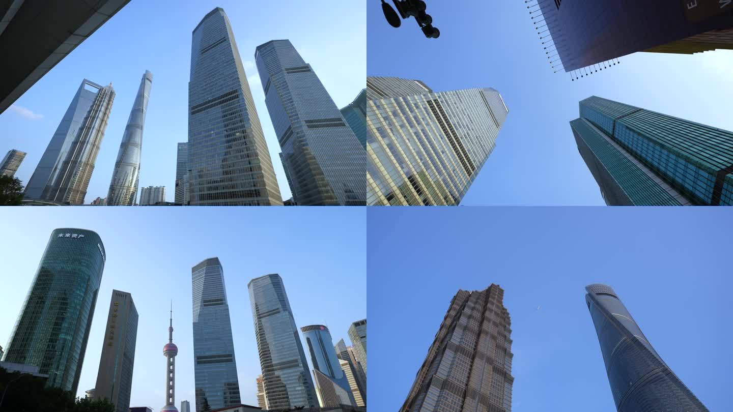 3城市楼群 陆家嘴高楼 高楼大厦金融科技
