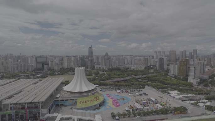 第二十届东盟博览会南宁会展中心8K航拍