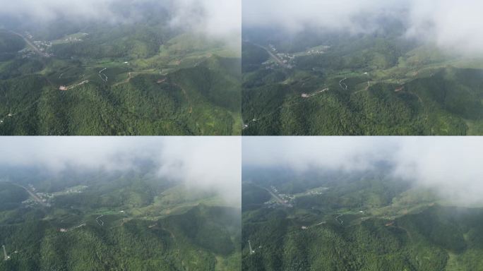 云雾缭绕 人间仙境 雨后风景