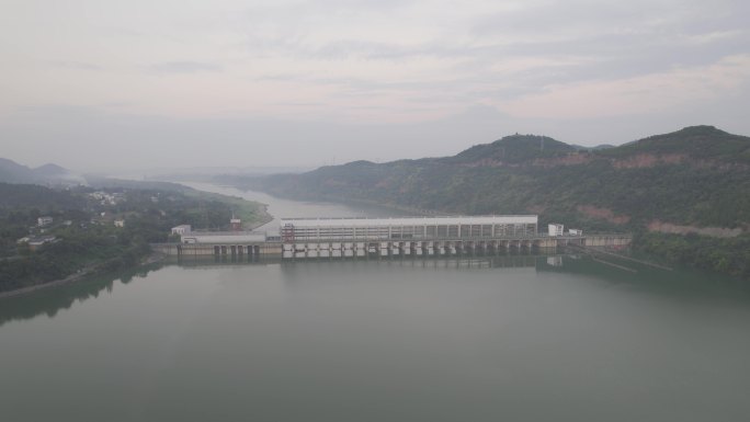 水利发电站大坝水坝