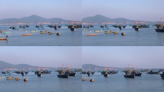 威海合庆渔船 开海 捕捞 码头