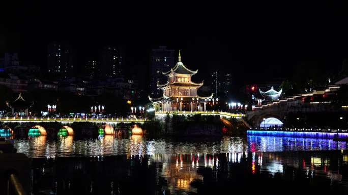 甲秀楼夜景