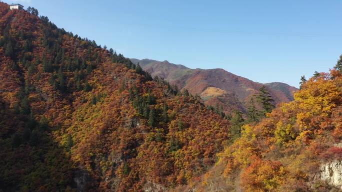 兴隆山秋景航拍