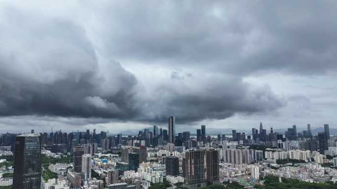 5K延时摄影 南山汉京国际中心城市疑云