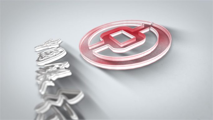 中国银行logo演绎ae模板《带低版本》