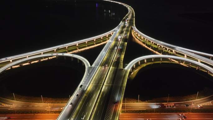 跨海大桥夜景-6