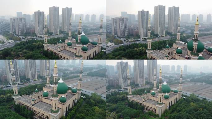 重庆清真寺航拍
