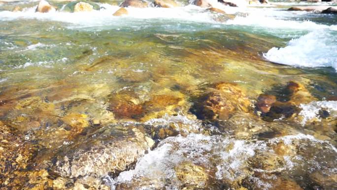 可可托海 新疆 小溪 山泉 泉水 清澈