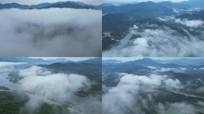 云雾山水风景