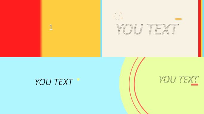 时尚动感片头（无配乐）