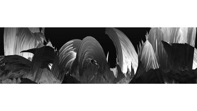 【宽屏时尚背景】黑白水墨3D太极太虚幻境