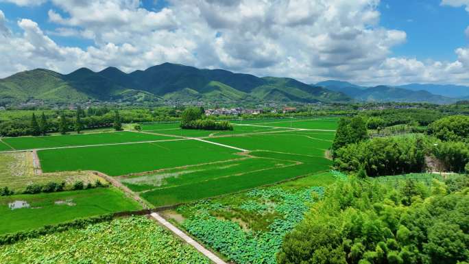 浙江杭州径山小古城村 新农村风貌